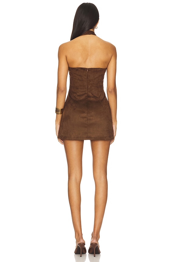 Amelia Suede Mini Dress