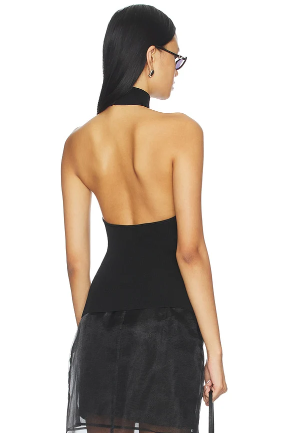 Claudette Halter Knit Top