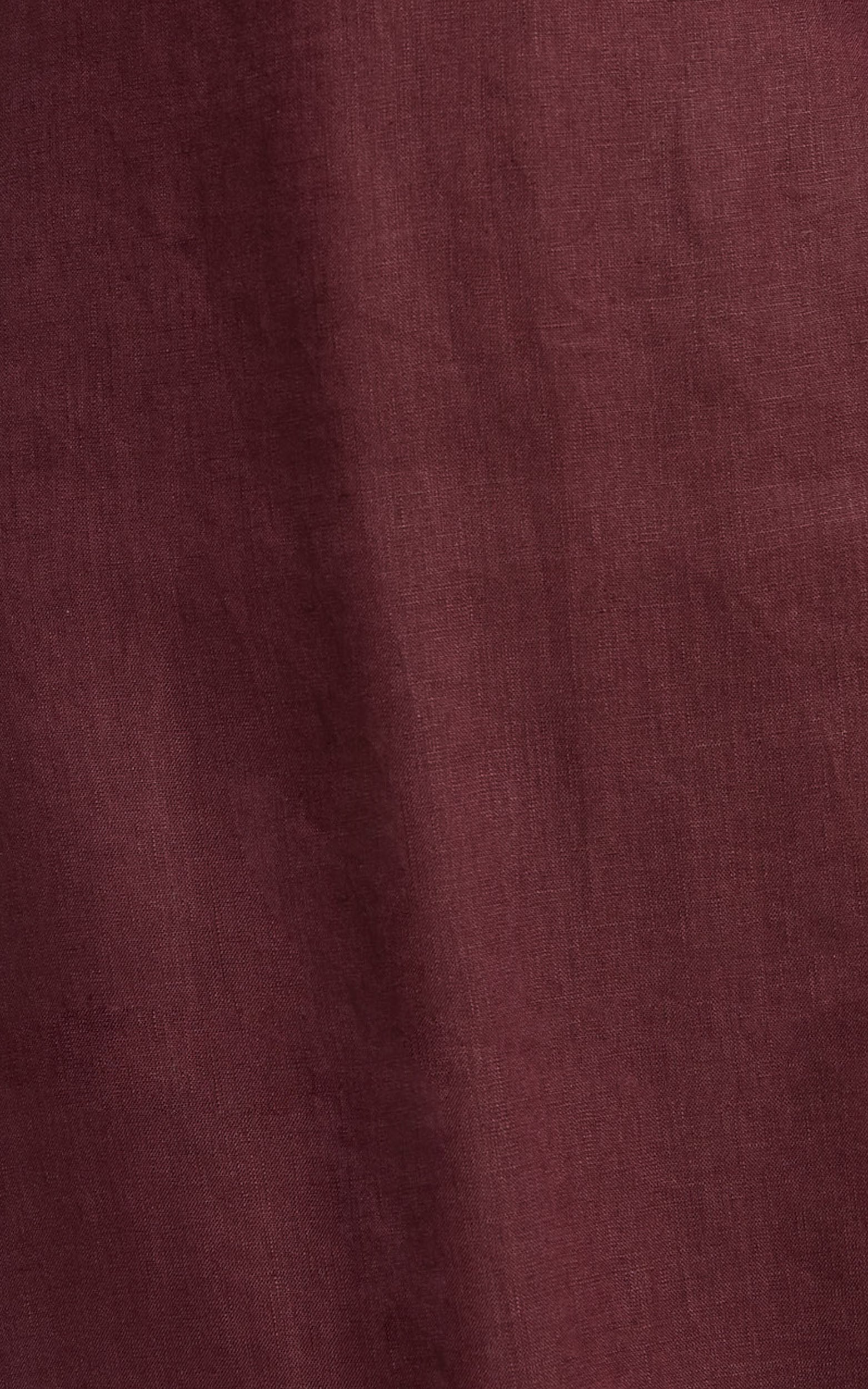 Amalie The Label - Penelope Linen Flutter Sleeve Low Back Maxi Linen Dress in Wine