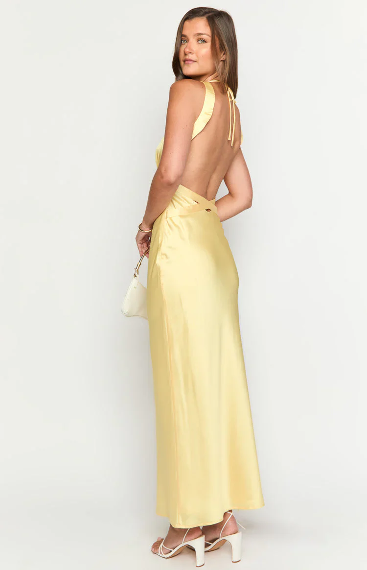 Andison Yellow Maxi Dress