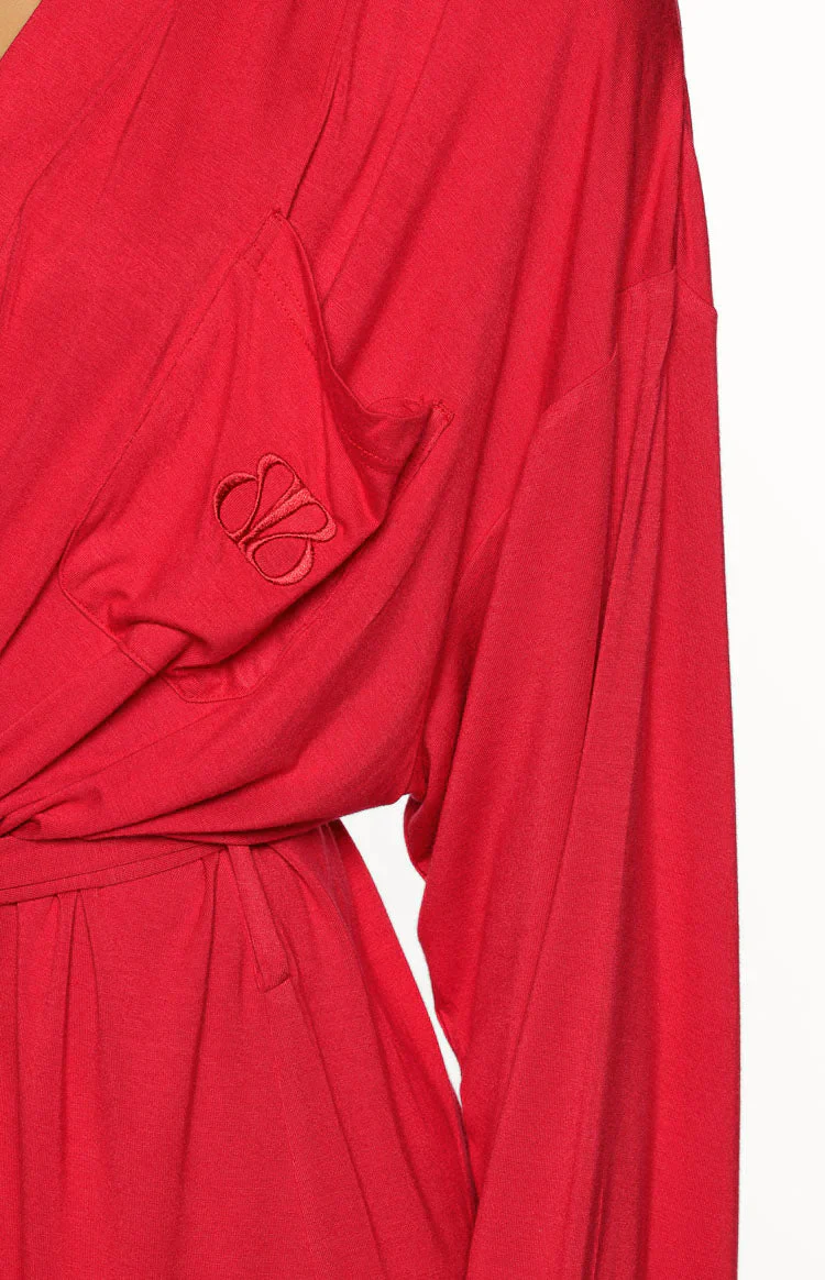 Almost Ready Burgundy Robe