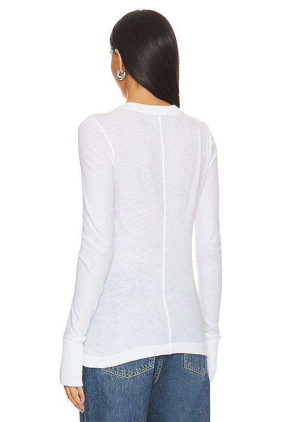 Cashmere Easy Cuffed Crew