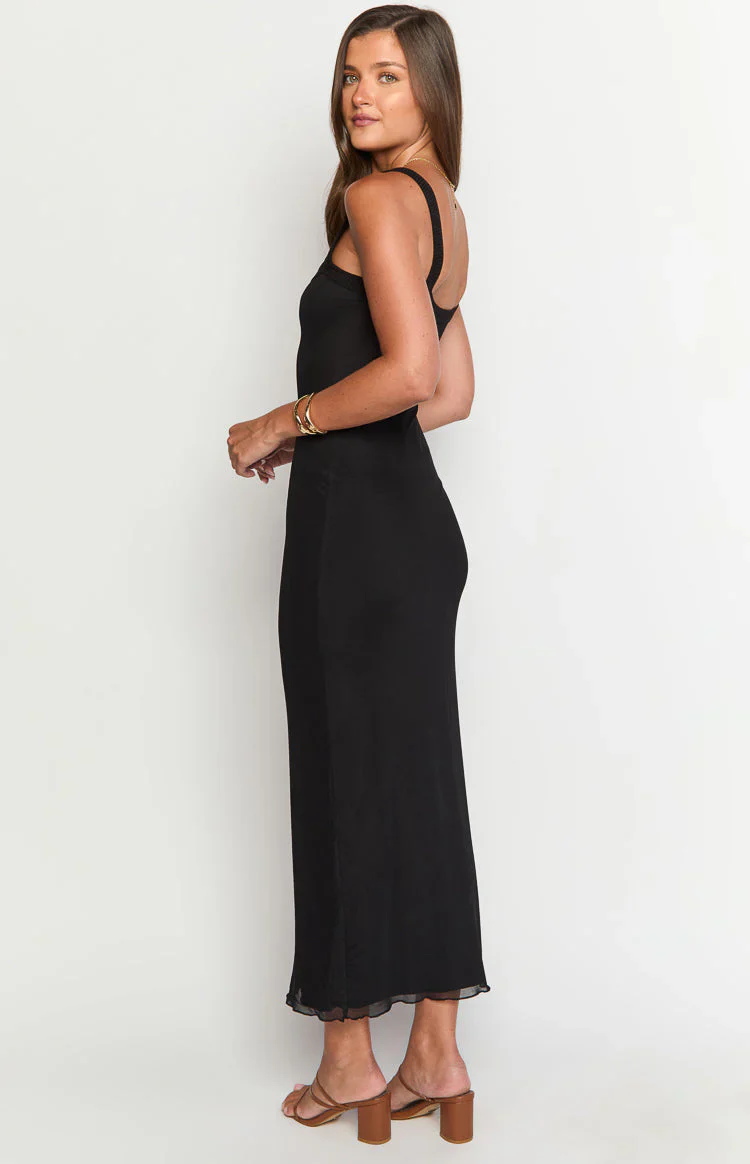Kelly Black Maxi Dress