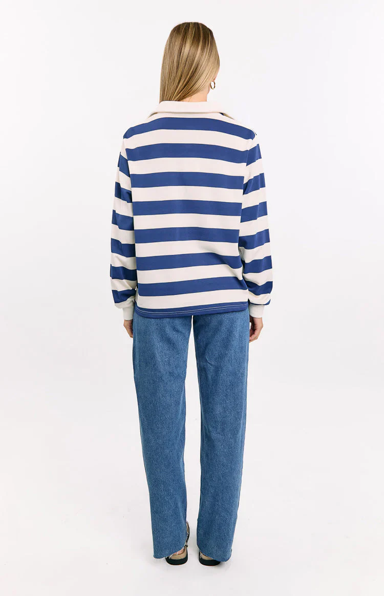 Carey Blue Striped Jersey