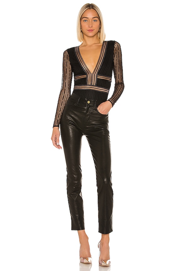 Britni Deep V Bodysuit