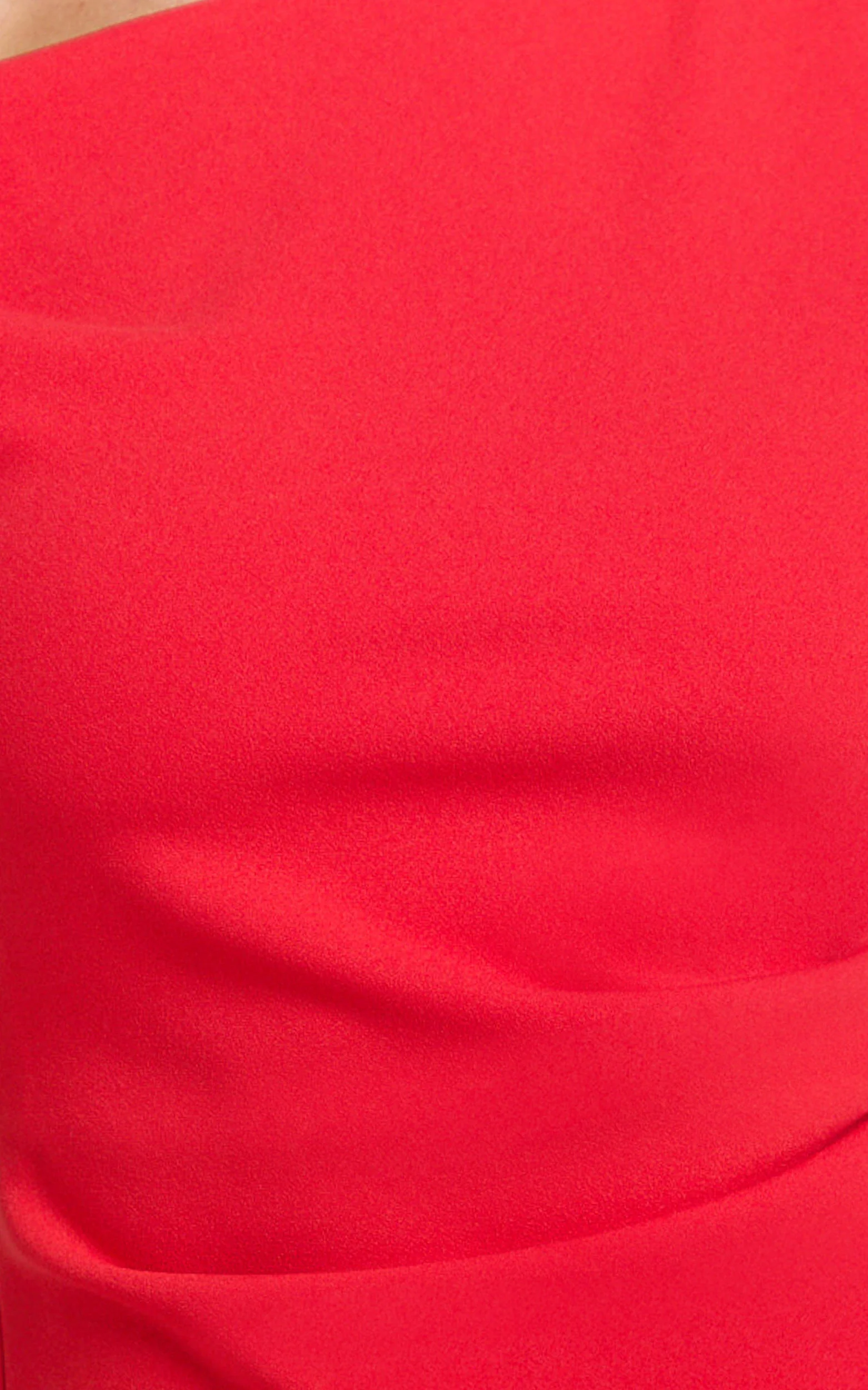 Vilma Mini Dress - One Shoulder Bodycon Dress in Red