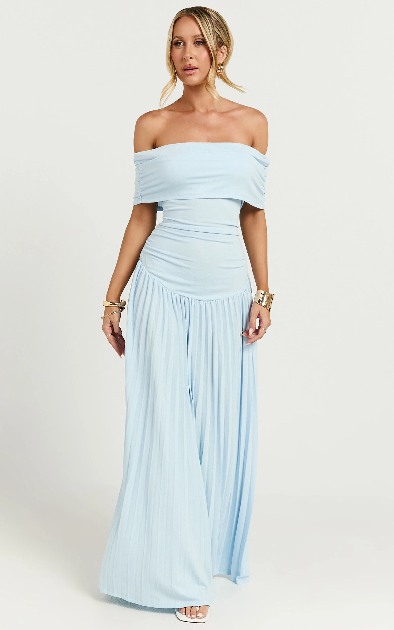 Lioness - Field of Dreams Maxi Dress in Soft Blue