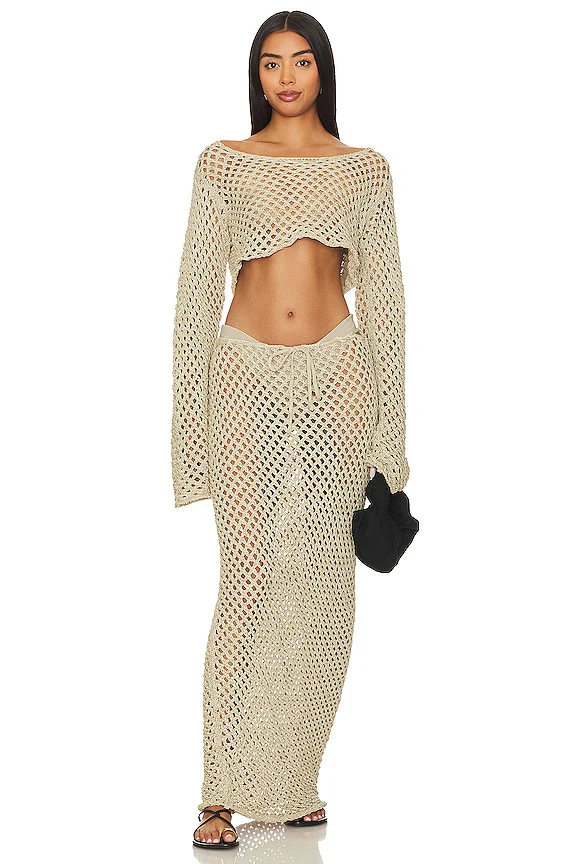 Magen Knit Maxi Skirt