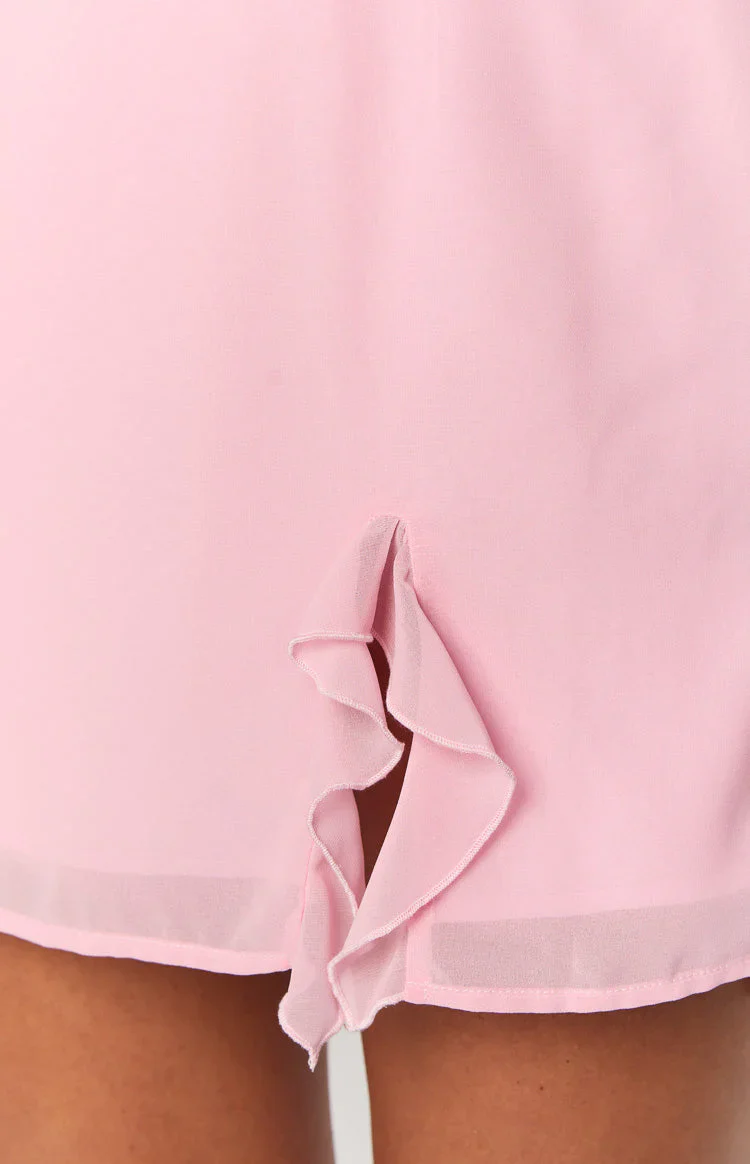 Kristina Pink Mini Dress