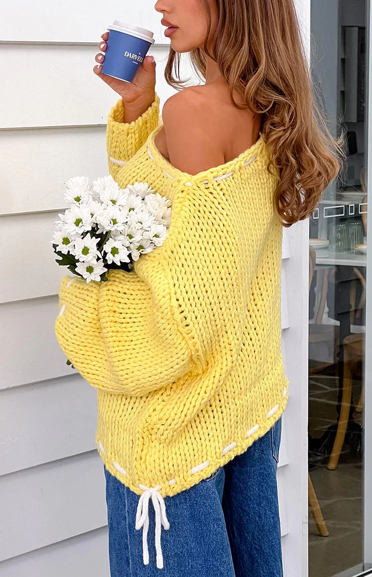 Bea Yellow Sweater