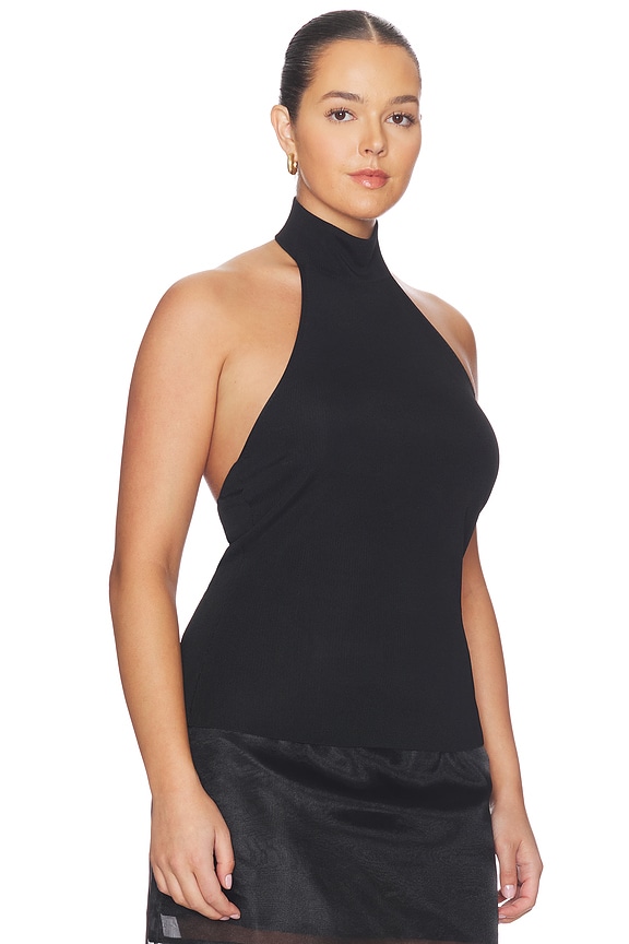 Claudette Halter Knit Top