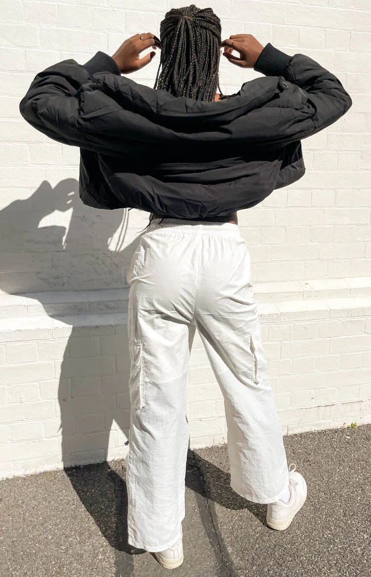 Briar White Cargo Pants
