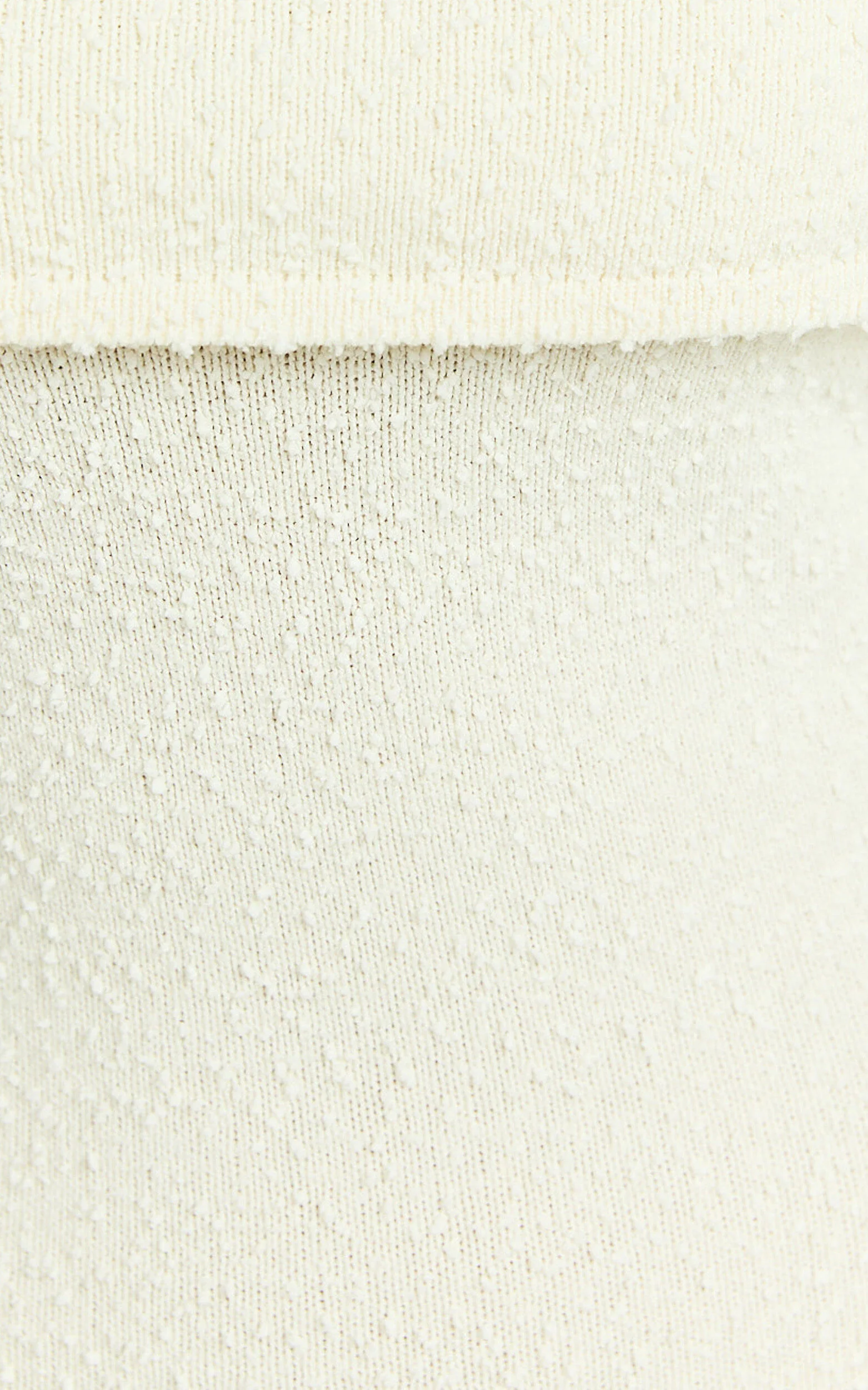 Pietra Maxi Dress - Knit Off Shoulder Dress in Cream