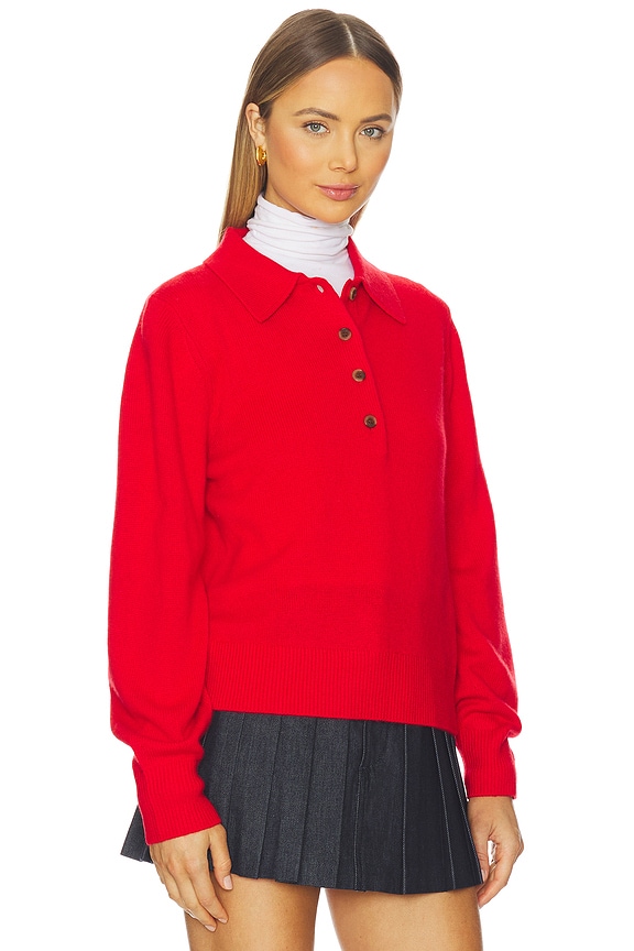 The Cashmere Polo Top