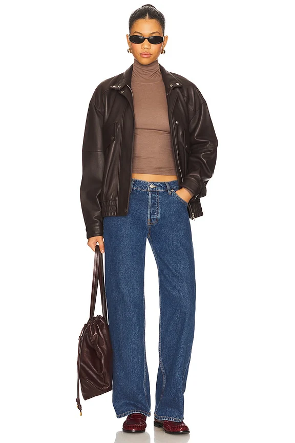 Felix Crop Turtle Neck Top