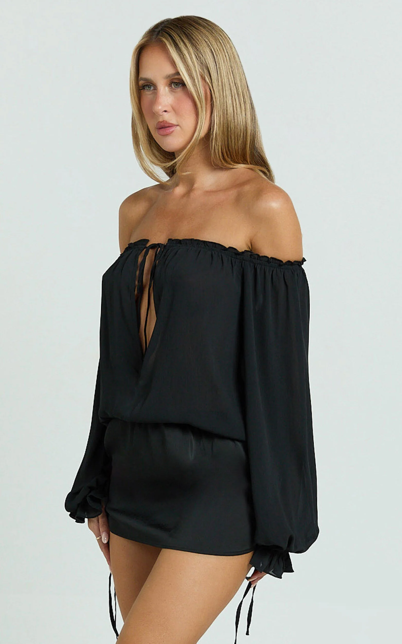 Lioness - Sevigny Mini Dress in Onyx