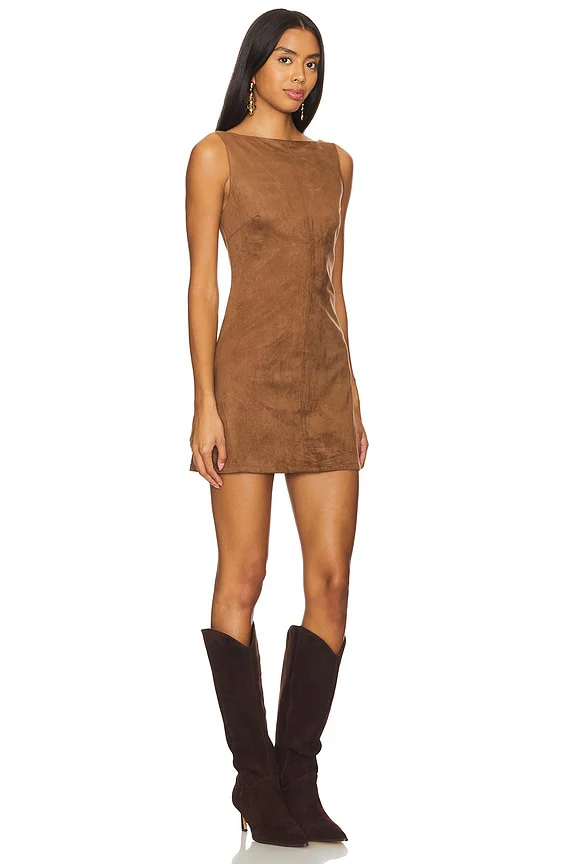 Mimi Faux Suede Dress