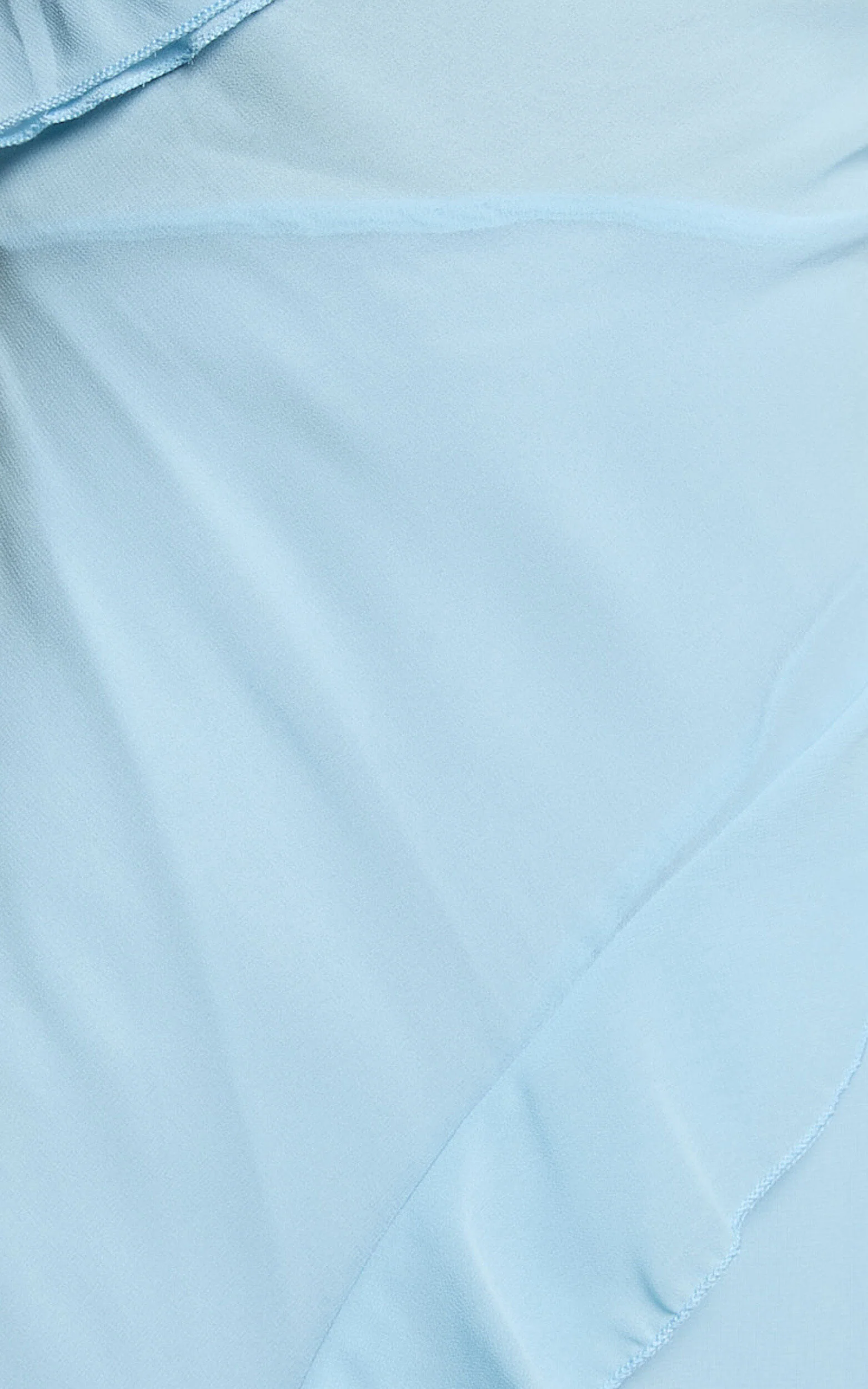 Connie Midi Dress- Ruffle Detail Dress in Blue