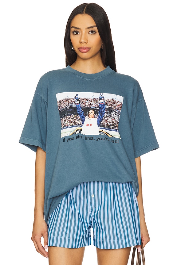 Talladega Nights If You Ain't First, You're Last Boxy Tee