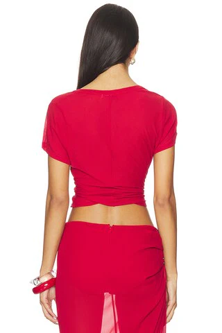 Supima Cotton Tuck Tee