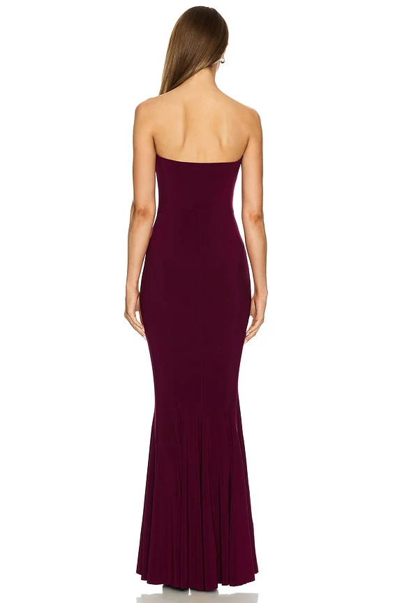 x REVOLVE Strapless Fishtail Gown