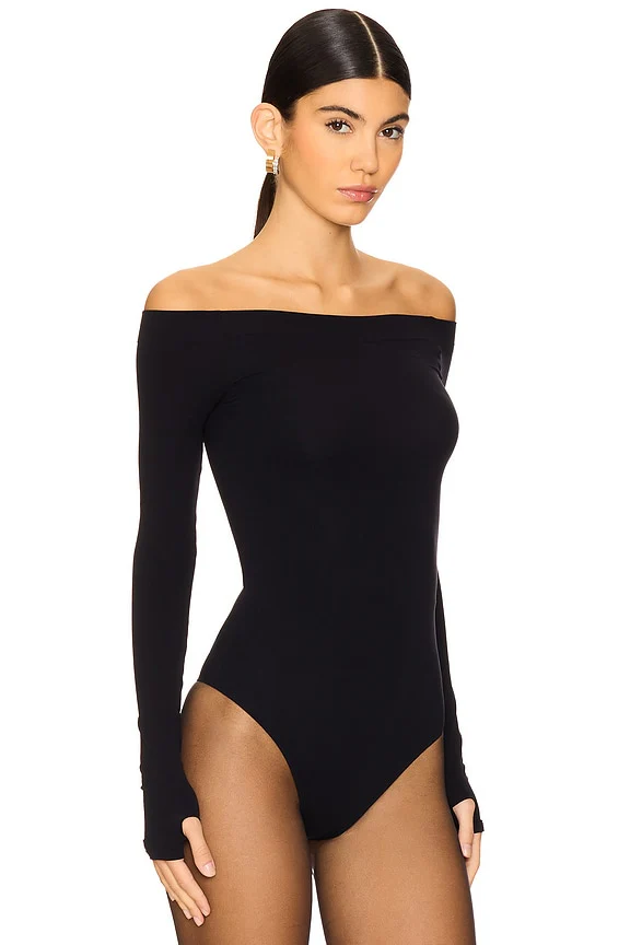 Ballet Off-shoulder Bodysuit