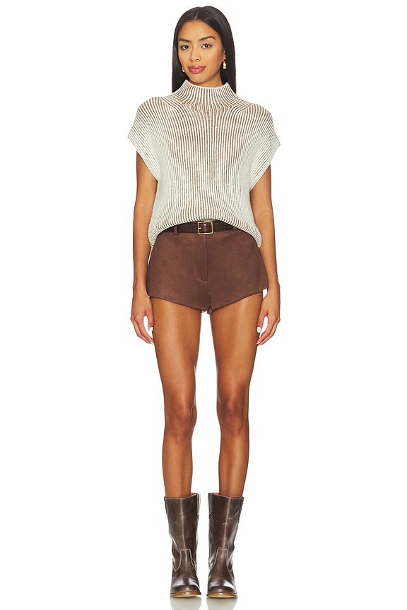 Lauren Plated Knit Tank Top