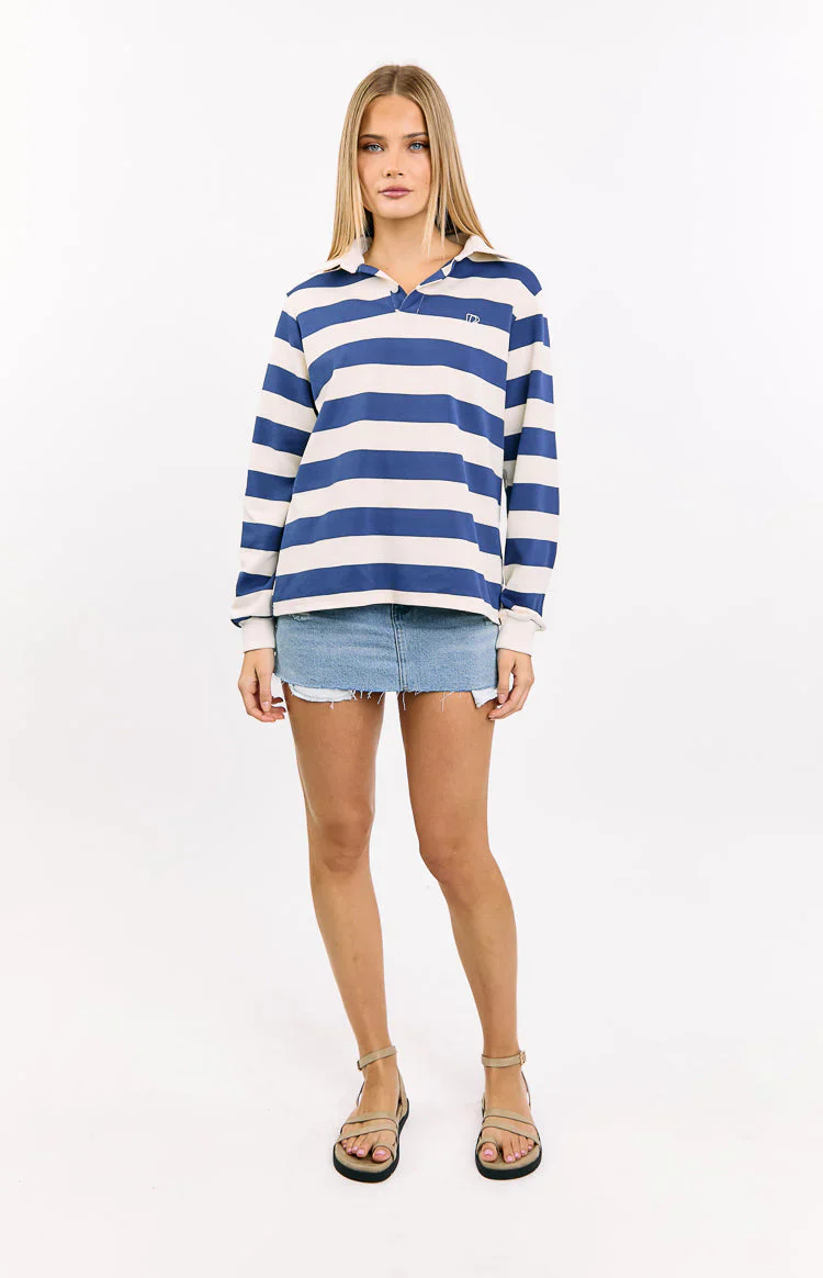 Carey Blue Striped Jersey