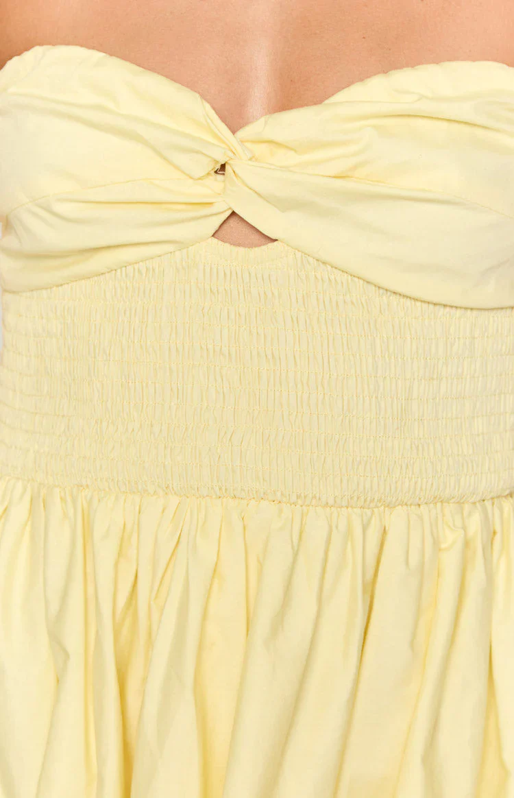 Matilda Yellow Mini Dress