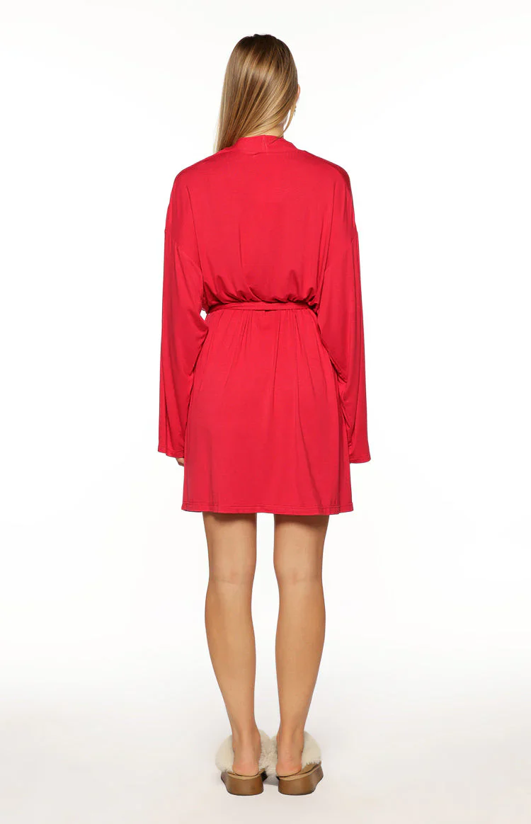 Almost Ready Burgundy Robe