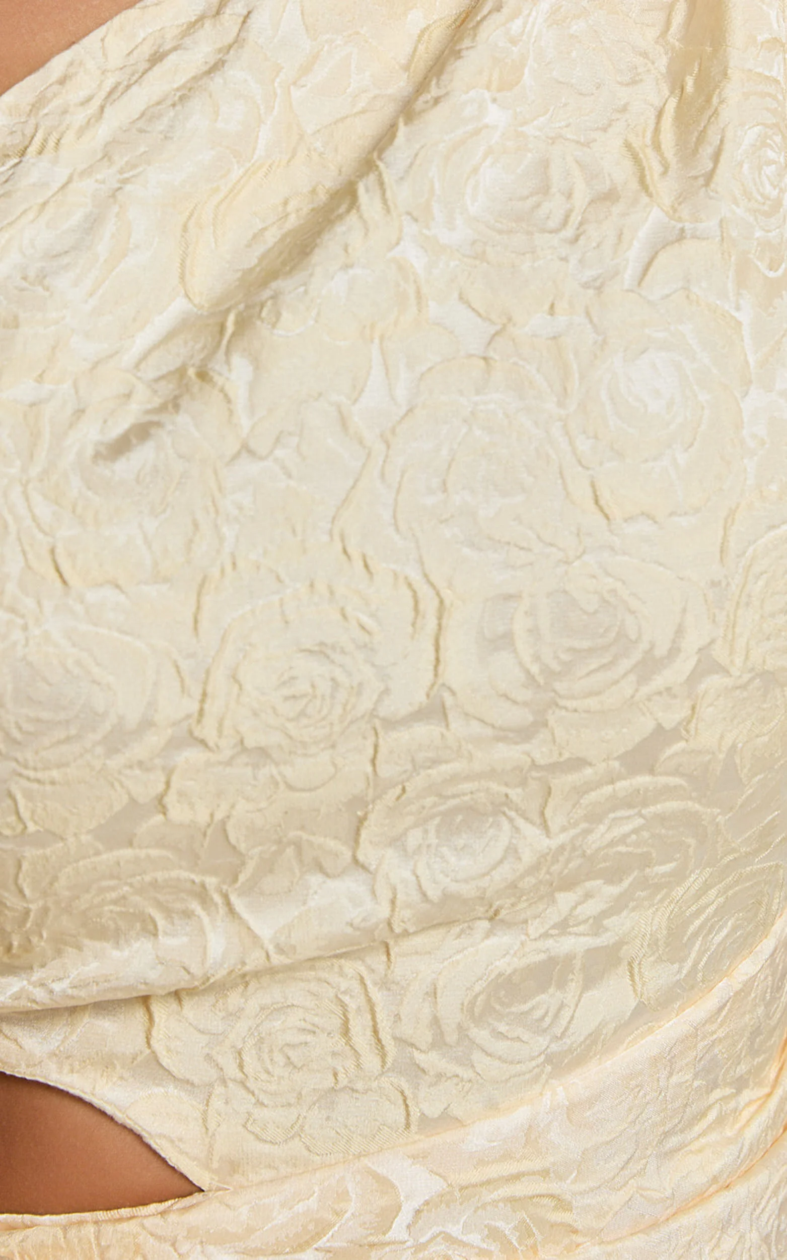 Mathilda Mini Dress - Cut Out Side Wrap Dress in Lemon