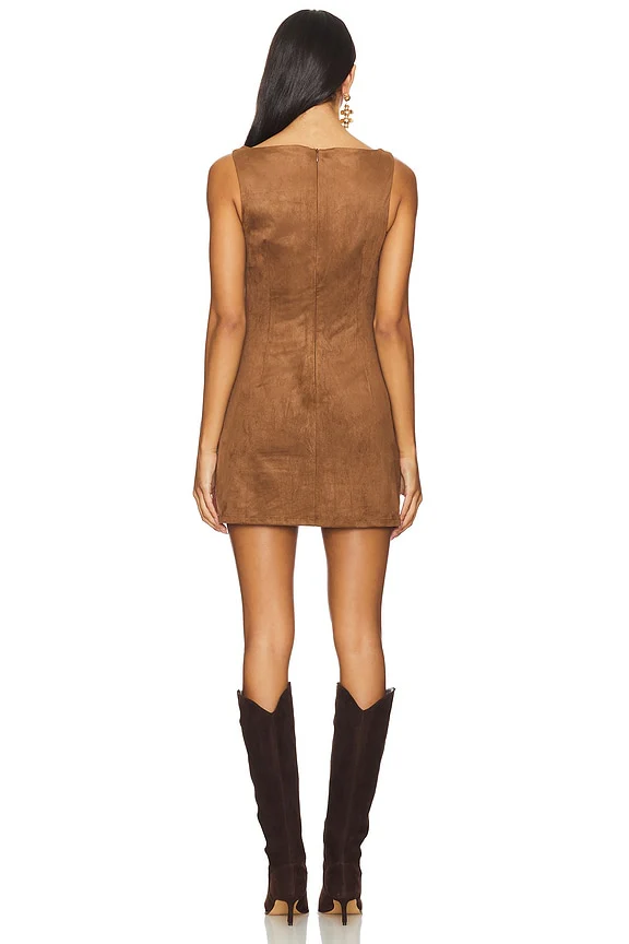 Mimi Faux Suede Dress
