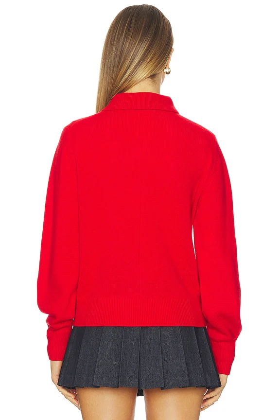 The Cashmere Polo Top
