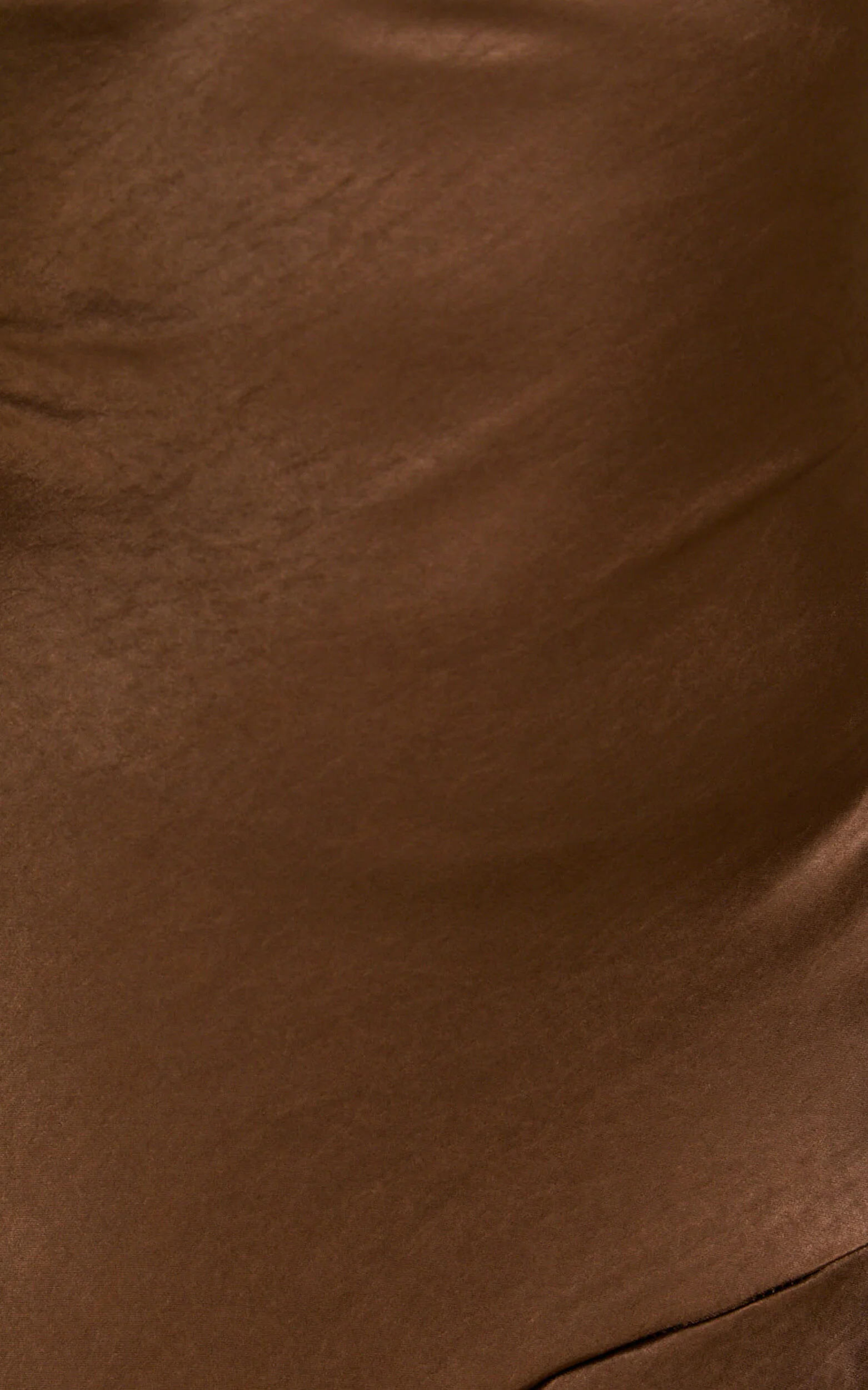 Emma Maxi Dress - Cowl Neck Front Split Dress in Chocolate