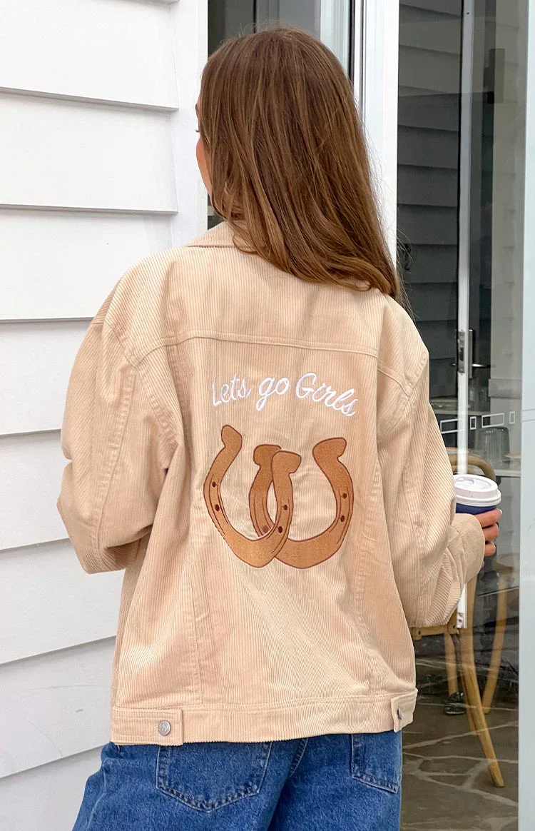 Hugo Cream Cord Western Jacket