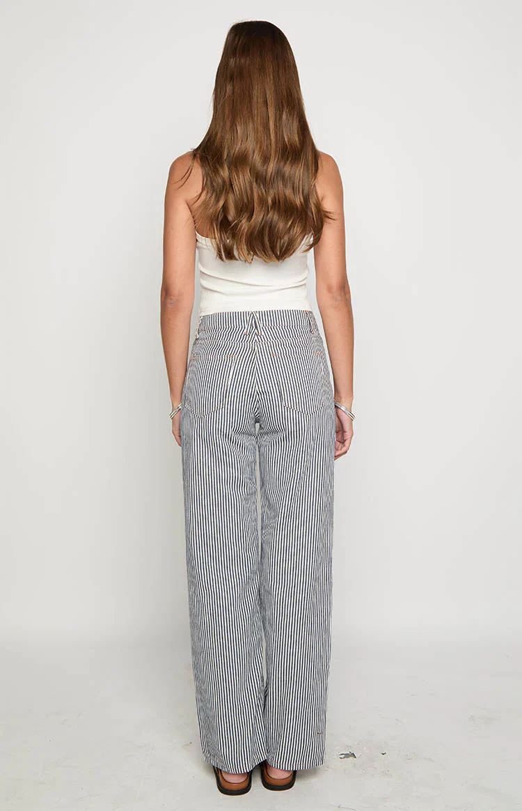 Lioness Top Model Navy Stripe Jean