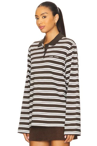 Sadover Longsleeve Polo Top