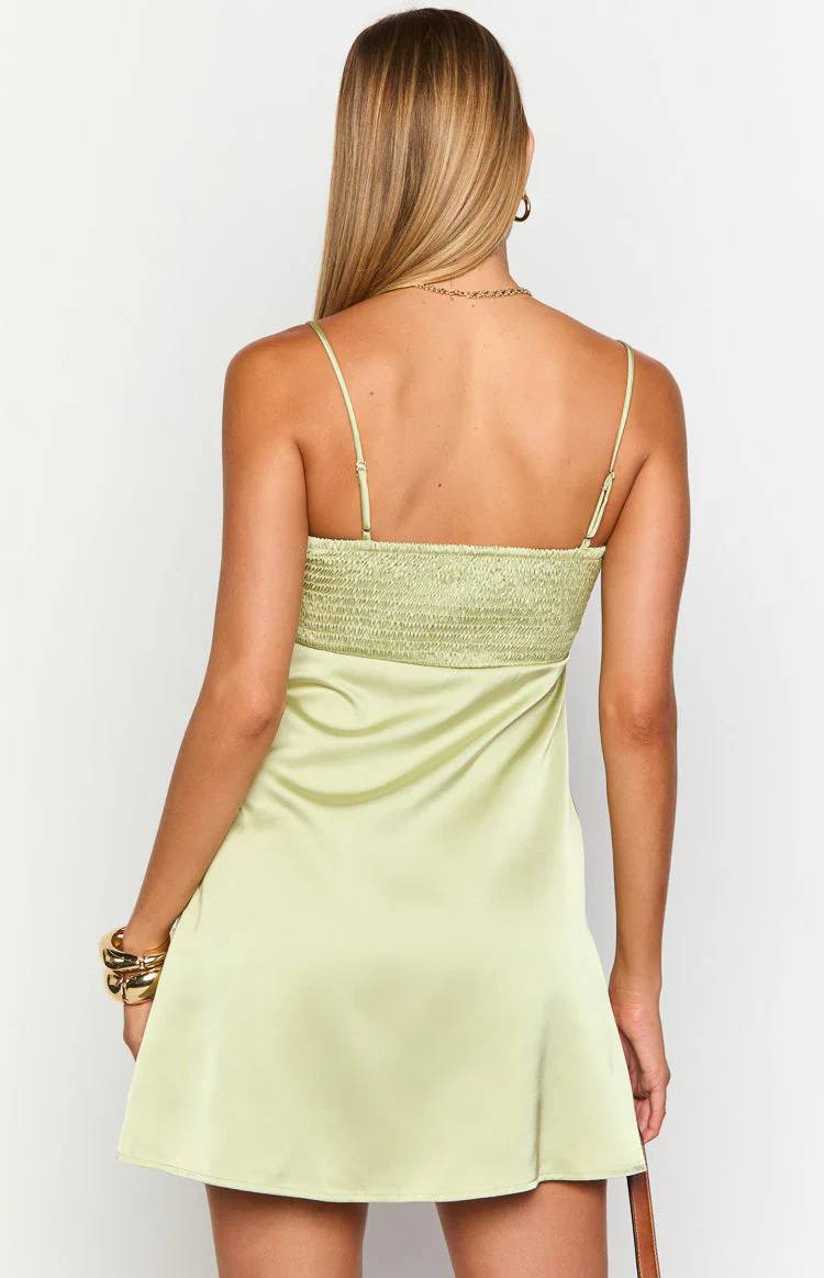 Chantell Sage Mini Dress