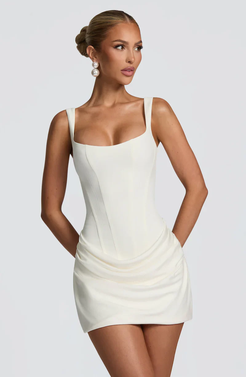 Cornelia Mini Dress - Ivory