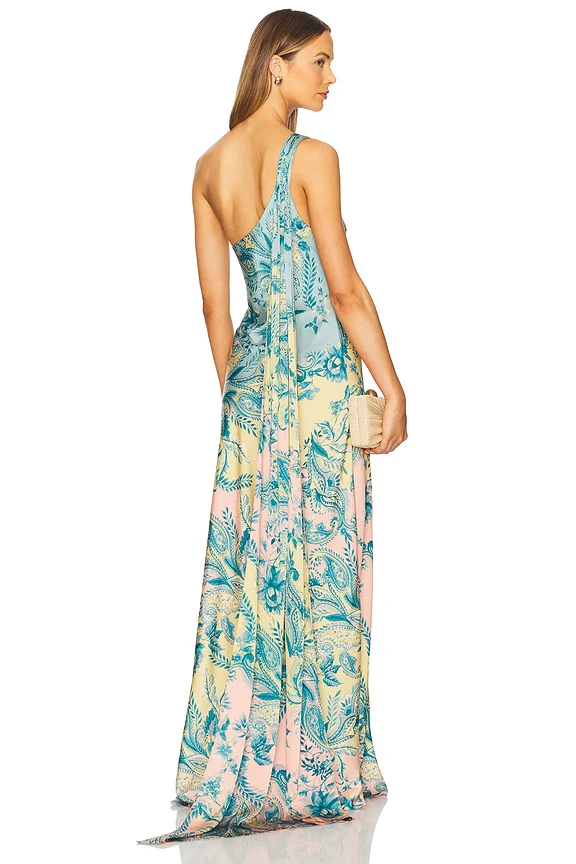 One Shoulder Long Dress