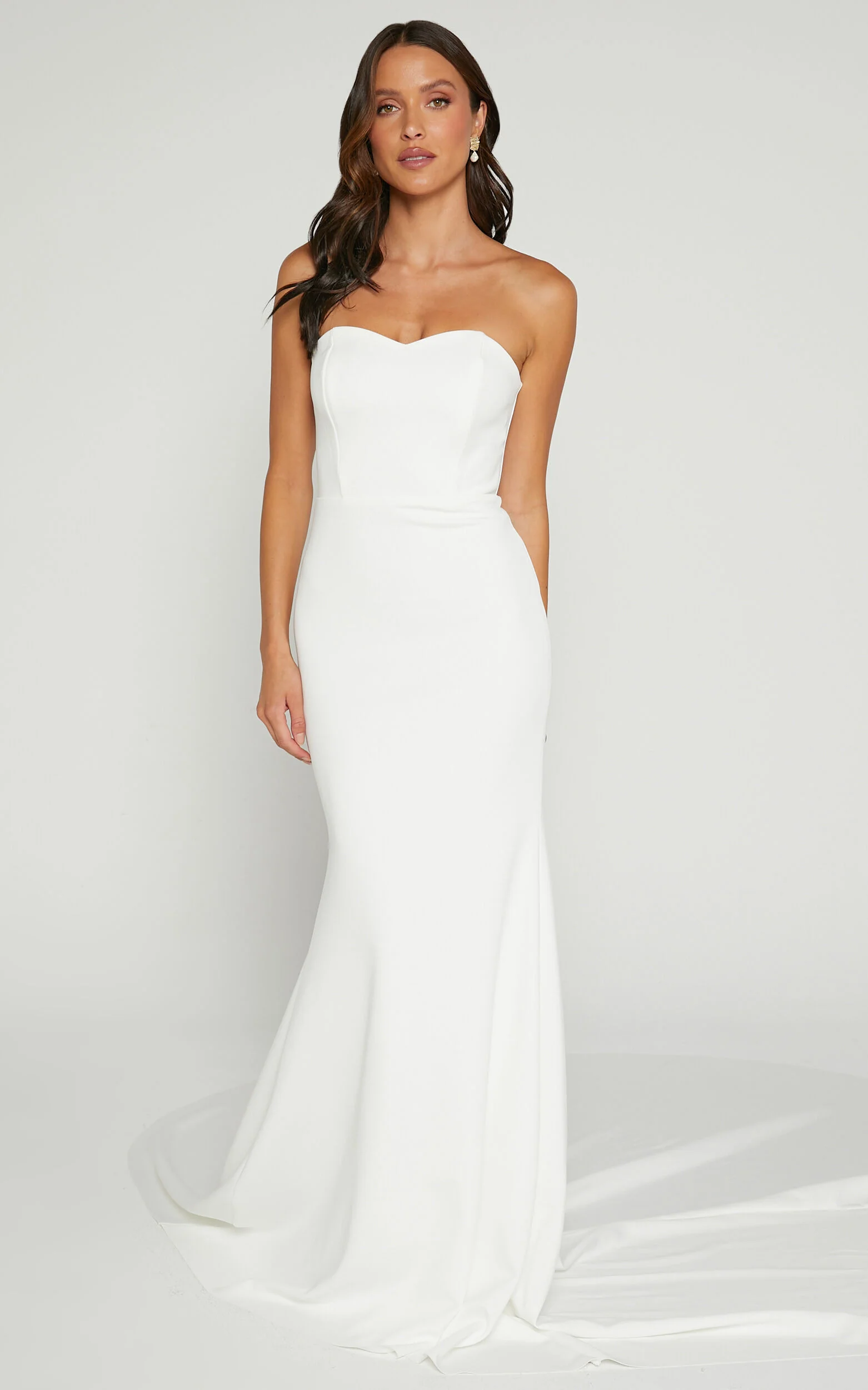 Vows For Life Bridal Gown - Strapless Mermaid Gown in White