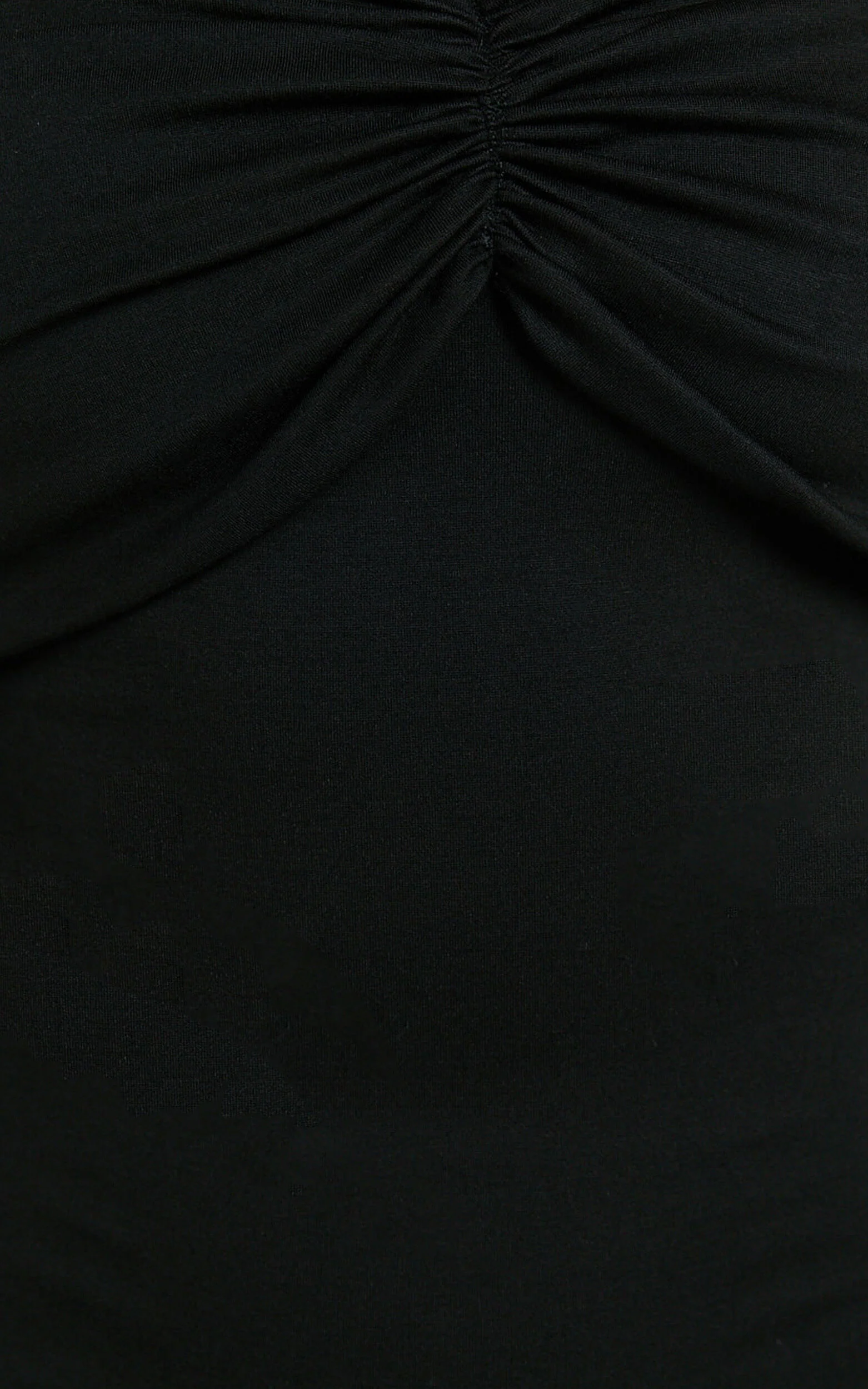 Rani Mini Dress - Off Shoulder Long Sleeve Bodycon Dress in Black