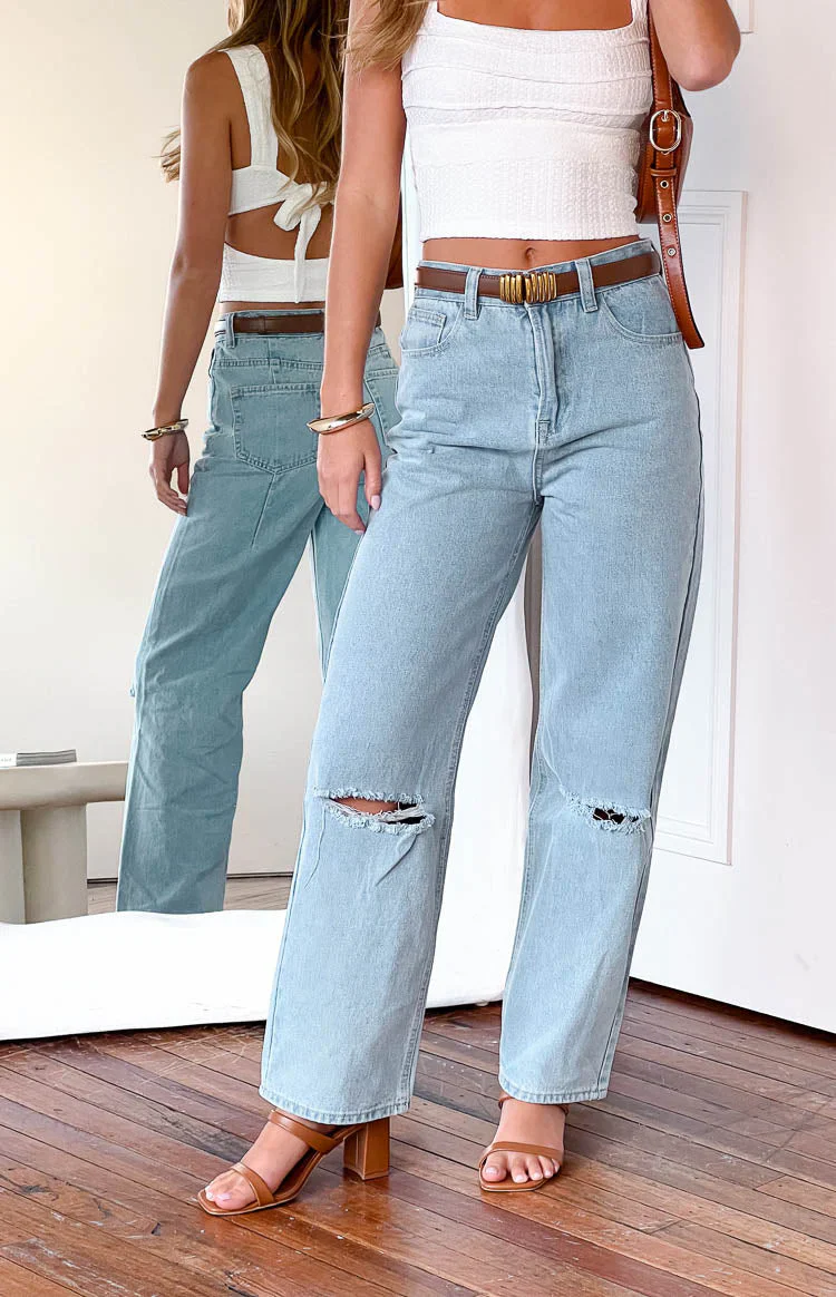 Robin Wide Leg Jeans Blue