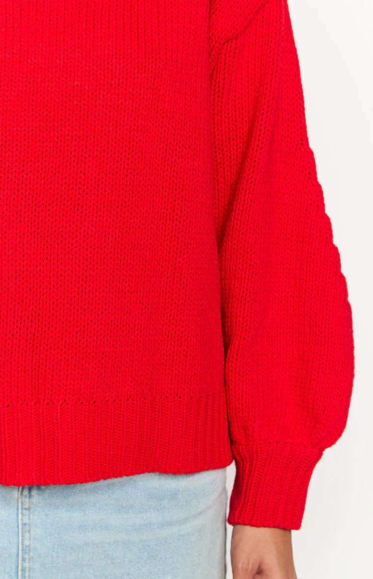 Chapman Red Sweater