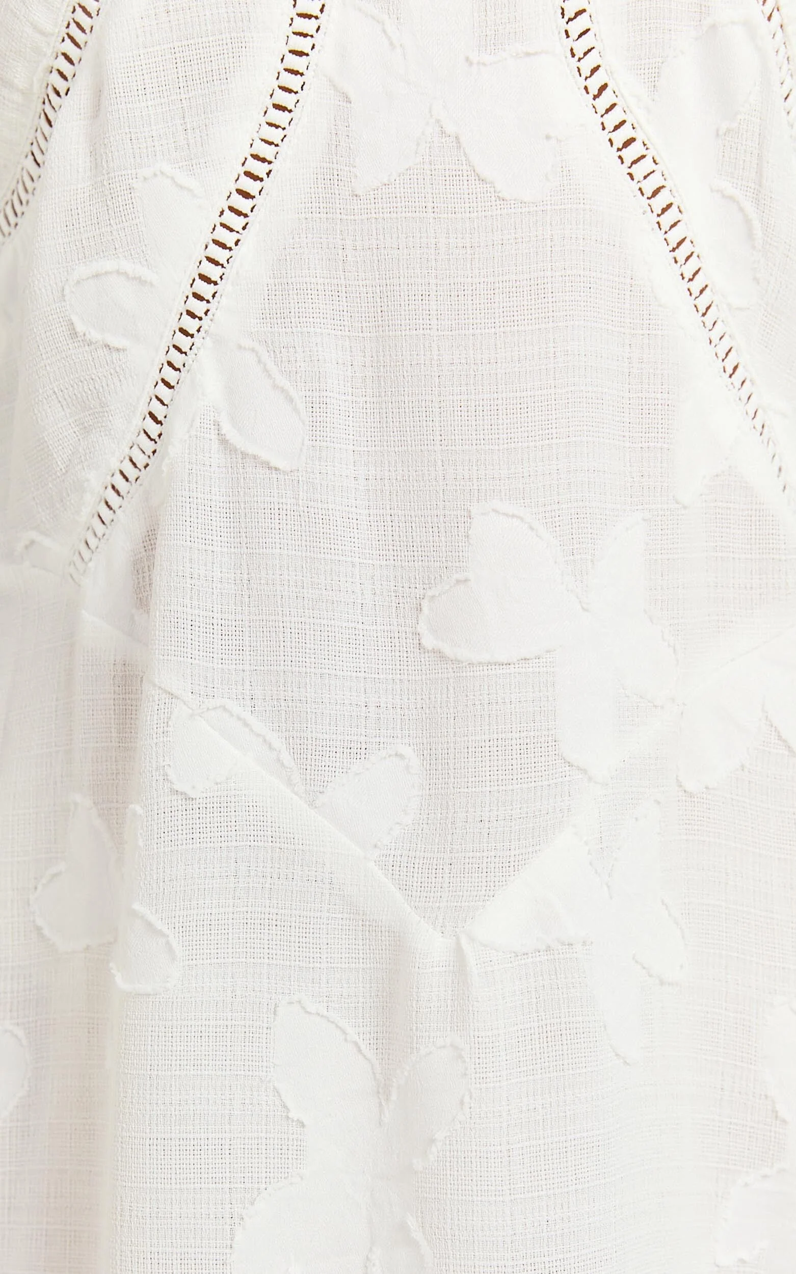 Lily Maxi Dress - Sheer Jacquard Maxi Dress in Cream