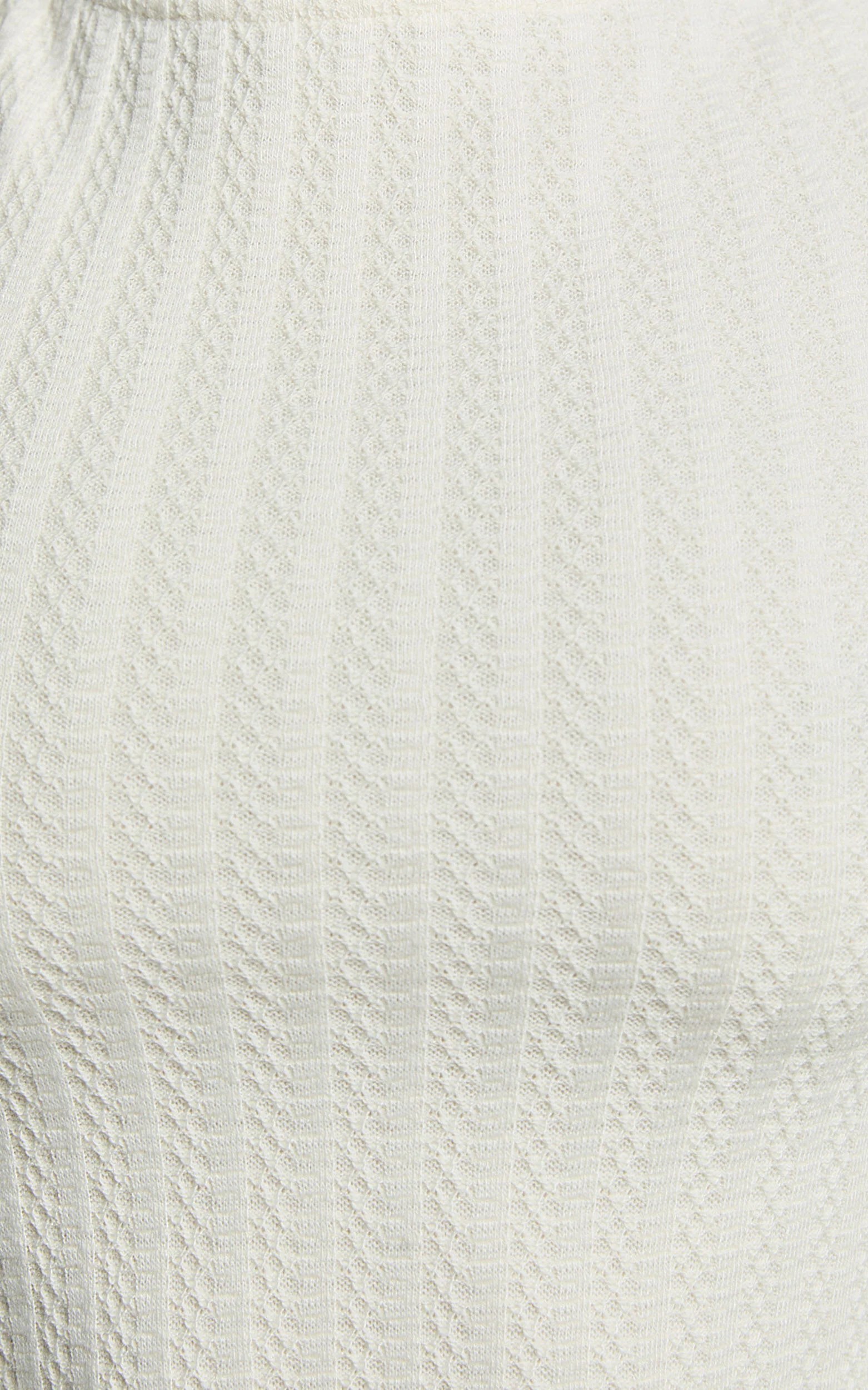 Melissa Mini Dress - Flared Long Sleeve A Line Dress in Off White