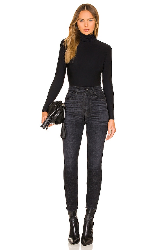 Butter Long Sleeve Cropped Turtleneck