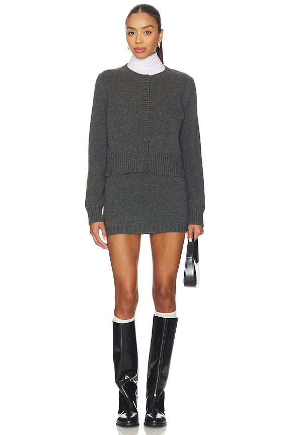 Heathered Mini Skirt