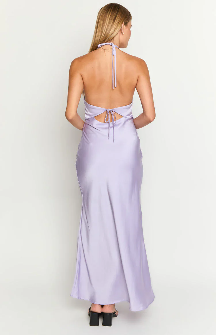 Haizel Purple Maxi Dress