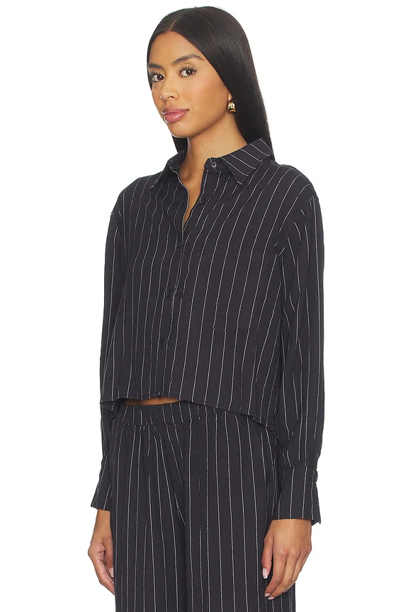 Boxy Button Front Shirt